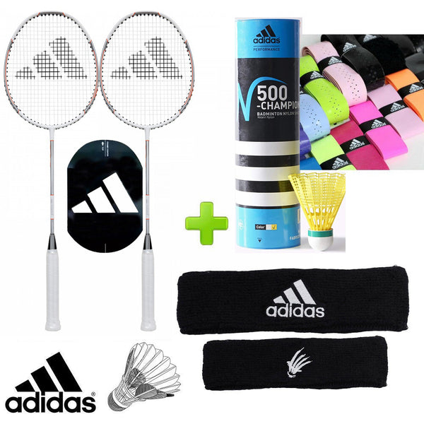 adidas Badminton P380 Precision Set w/ Shuttles & Grips
